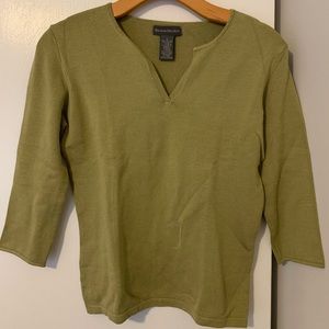 Beautiful green colored Banana Republic top